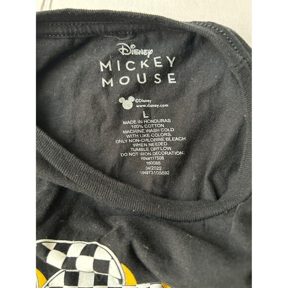 Disney Checkered Mickey Mouse Graphic Tee - Picture 3 of 5